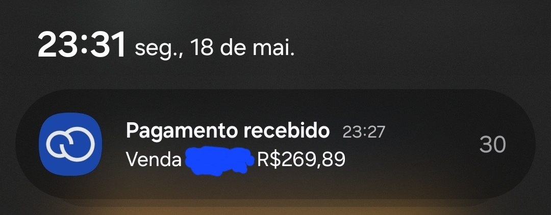 Comprovante real de faturamento 3